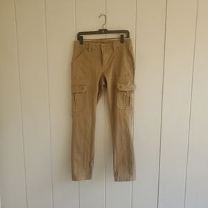 Duluth Trading Women 6 x 31 Work Pants Flex Canvas Curvesetter Cargo Bei…